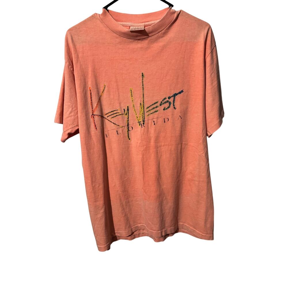 Vintage Key West Florida Peach Shirt